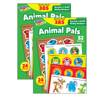 TREND Animal Pals Stinky Stickers Variety Pack - 2 Packs of 385-Everyone’s favorite for decades, Stinky Stickers are fun to collect, or use to motivate and reward.