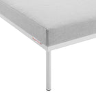Modway Harmony Sunbrella Outdoor Patio Aluminum Ottoman - Grey-7
