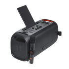 JBL PartyBox On-The-Go Essential - Portable Party Speaker with built-in lights and wireless mic-100 watts is loud—but you can go even louder. Link up to two compatible party speakers with True Wireless Stereo (TWS) Bluetooth connections.