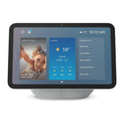 Amazon Echo Show 8  Smart Hub with 8.7" Display includes Alexa+ Early Access - Glacier White-Powerfully smart, beautifully built: The redesigned 8.7" smart display features a vibrant HD touchscreen with 15% more viewing area versus Echo Show 8 (2023 release), built-in smart home hub, AZ3 Pro chip for powerful performance, and Omnisense technology for highly personalized experiences
