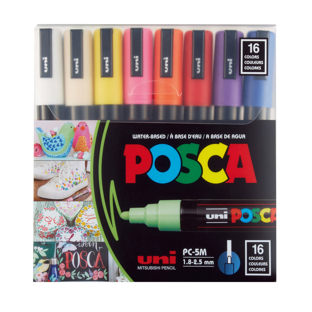 Posca Water-Based Paint Markers Reversible Medium Tip