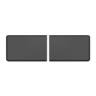 WeatherTech ComfortMat Connect Modular Anti-fatigue End Mats - Carbon Fiber - Black - 2 Pack-Each End Piece is 3 feet long (0.91 m). Snap two together and you have a 6-foot (1.82 m) ComfortMat Connect!