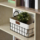 HOMCOM Corner Bookcase, Space Saving Room Divider for Home Office - Oak-Bottom drawer dimension: 26.75"W x10.25"D x 12.5"H 