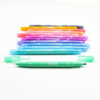 Tombow Twintone, Pastel, 12/Pack-Broad Bullet tip for bold lines 0.88mm
