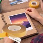 Futech Banner Hem Double-sided Tape - 20mm W x 50m L - Clear-Clean, professional finish that keeps signage, displays, and materials firmly in place with no exposed tape.
