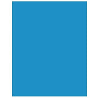 UCreate Coated Poster Board, Blue, 22" x 28", 25 Sheets-12 pt. thickness