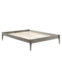 Modway June Wood Twin Platform Bed Frame - Grey-Twin Platform Bed Frame