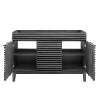 Modway Render 48" Double Sink Compatible Bathroom Vanity Cabinet - Charcoal-9