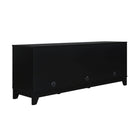 Manhattan Comfort Sheridan 62.99" Mid-Century Modern TV Stand - Black-Home Assembly Required. All Hardware Included