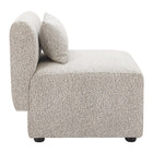 Zuo Simu Middle Chair - Dune Greige-Dimensions: 29.1" L x 30.3" W x 27.6" H