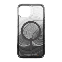 Gear4 iPhone 14/13 Gear4 D3O Milan Snap Case - Black Swirl-Eye-catching swirl/transparent design