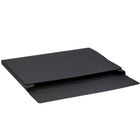 JAM Paper Kraft Portfolio with Elastic Closure Jumbo - 14 1/2 x 19 1/2 x 1/2 - Black Recycled-Fashioned from 100% recycled durable kraft pressboard and features a secure elastic closure