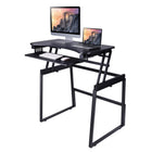 Rocelco Desk Riser Floor Stand for ST32 and ST375 - Black-7