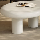 Modway Elowen Outdoor Coffee Table - White-Assembly Required