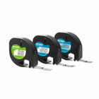 DYMO LetraTag Tape - 1/2" (12mm) - 3 Pack-Great for organizing your home or office.