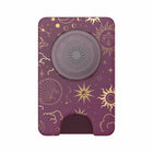 PopSockets PopWallet+ For MagSafe with Adapter Celestial - Mauve-Compatible with PopSockets standard grips (twist top off) and mounts