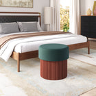 Zuo Boto Storage Ottoman - Green-Furniture Colour: Green