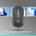 Logitech Signature M650 Wireless Mouse - Graphite-Works on multiple platforms: Experience seamless compatibility with Windows, macOS, Linux, Chrome OS, ipadOS, and Android operating systems with Logitech Signature M650 wireless Bluetooth mouse