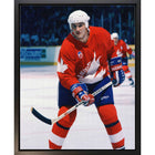 Frameworth Mario Lemieux Classic Series 1987 Canada Cup - Framed Canvas - 18.5" x 22.5"-Officially licensed Team Canada hockey canvas featuring Mario Lemieux in the legendary 1987 Canada Cup