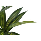 Monarch Specialties 51" Artificial Indoor Dracaena Tree - Floor - Black Pot-5 year limited warranty against manufacturer's defects