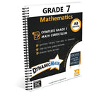 Dynamic Math Workbook Alberta - Grade 7-Workbook contains instructions, examples, and practice questions