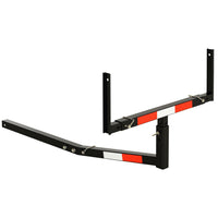 Soozier Suspended Truck Bed Extender with Adjustable Width and Height For Ladder-Made of heavy steel tube structure, with black surface layer