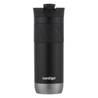 Contigo Byron Stainless Steel Travel Mug - 591 mL - Licorice-For The Long Haul: Thermalock Double-Wall Stainless Steel Insulation Keeps Drinks Hot Up To 7 Hours Or Cold Up To 18