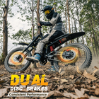 Gyrocopters ZX3 Electric Dirt Bike for Adults - Speed upto 60 kmph - PAS Range upto 161 km - Peak 2800W - 24" - Yellow-Powering your longest adventures is a massive, removable 25Ah battery pack
