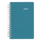 Blueline 2027 DuraFlex Daily Planner - 8" x 5" - Assorted - Bilingual-Appointment schedule from 7:00 a.m. to 7:30 p.m. in 30-minute intervals, for full week