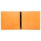 JAM Paper Plastic 2" 3-Ring Binder - Orange -Colour: Orange, Be stylish and organized with colourful binders