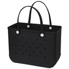 Merangue Large EVA Portable Storage Tote - Black-Extra-large capacity – generous size (47.5 × 33.5 × 22.5 cm) for all your essentials.