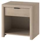 Hudson&Canal Clara 24" Rectangular Nightstand - Alder White-Top weight capacity up to 50 lbs, lower shelf up 10 20 lbs, and drawer can hold 10 lbs