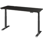 MotionGrey Electric Dual Motor Height Adjustable 165" W Sit-to-Stand Desk - Black Frame-MotionGrey Height Adjustable German Electric Dual Motors Sit-to-Stand Computer Home Table and Office Standing Desk - Black Frame with Tabletop (165cmx60cmx2.5cm)