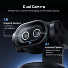 EMEET PIXY 4K AI Dual-Lens PTZ Webcam with Gesture Control-Switch2-Compatibility: Can be used as a Switch 2 camera