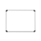 Quartet Euro Frame Magnetic Whiteboard - 36" x 48"-Dry-erase surface board doubles as magnetic bulletin board