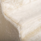 PawHut 4-Step Pet Stairs - Beige-Materials: Particleboard, Polyester 