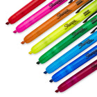 Sharpie Chisel Tip Retractable Pen-Style Highlighters - Assorted Colours - 8 Pack-SMEAR GUARD ink resists smearing on many leading inkjet prints and ballpoint pen marks