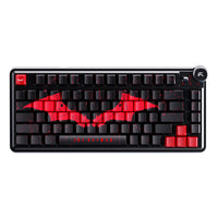 Cybeart Nighthawk 75 TKL Trimode Wireless RGB Gaming Keyboard - The Batman-This exclusive Batman Edition keyboard features iconic design elements inspired by The Batman, created with durable dye-sublimation printing for long-lasting vibrancy. Perfect for collectors and fans alike, it combines premium craftsmanship with bold superhero aesthetics for a truly standout setup