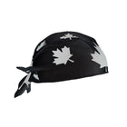 Cool Canuck Cooling Bandana - Canada Print - Black-Triangle-shaped bandana
