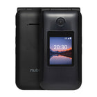 ZTE Nubia Cymbal 2 LTE 4G Flip Phone - 1 GB + 8 GB - Black - Unlocked-Displays: 1.77” Easy-to-view front display and 2.8” primary QVGA display for phone call, message, photo review, and more