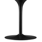 Modway Pursuit 40" Dining Table - White Black-Assembly Required