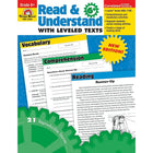 Evan-Moor "Read and Understand With Levelled Texts" Resource Book (EMC3446) - Grade 6+-Age group and grade: Ages 10 - 11 years and grade 5th