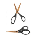Hilroy  8.3" Titanium Scissors with Comfort-Grip Handles - Bronze Blades-Bronze Blades: Glide through everyday tasks with longer, smoother cuts—finished in sleek bronze for a bold, stylish edge
