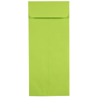 JAM Paper #10 Policy Envelopes, 4 1/8 x 9.5, Brite Hue Ultra Lime Green, 100 Pack (15870g)-Ultra lime green