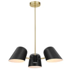 Modway Briana 3-Light Pendant Light - Black-3-Light Pendant