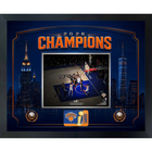 Frameworth New York Knicks 2026 Champions: OG Anunoby Game 4 Tip-In PhotoGlass Framed Photo - 22" W x 18" H - Blue-Framed photoglass display: OG Anunoby PhotoGlass Frame New York Knicks 2026 Champions Game 4 Tip-In Blue Championship Design for New York Knicks fans and collectors