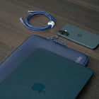 LOGiiX Vibrance Neo Sleeve Bundle with USB-C to USB-C Cable - Indigo-4