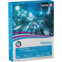 Xerox Vitality FSC Certified 30% Recycled Multipurpose Paper, 20 lb., 8.5" x 11", White, 500 Sheets (3R06296)-8.5" x 11" (Letter Size)