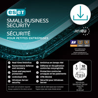 ESET Small Business Security - 10 Devices - 1 Year Subscription [Download]-Valid email address must be provided at checkout