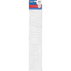 Creative Start Self-Adhesive Letters, Numbers and Symbols - 3" - White - 103 Pack-This set includes 103 self-adhesive letters, numbers, and symbols for creating clear and customizable signage